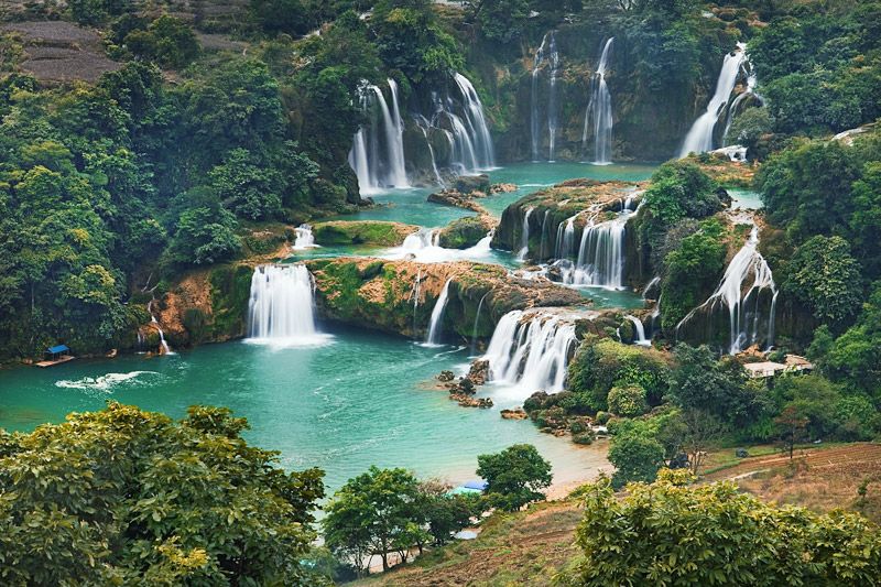 ban gioc waterfall pics