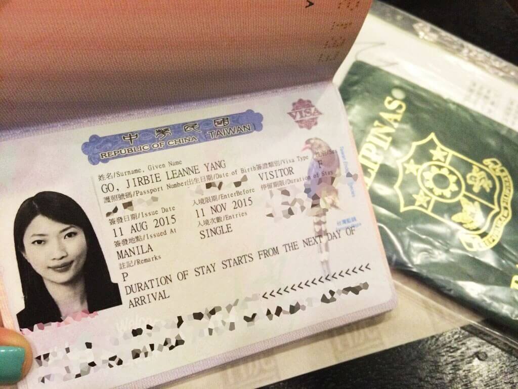 Quy trình xin visa Đài Loan